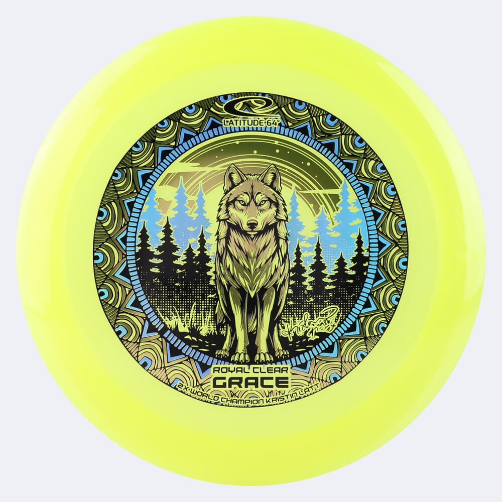 Latitude 64° Grace Kristin Lätt in yellow, royal clear plastic