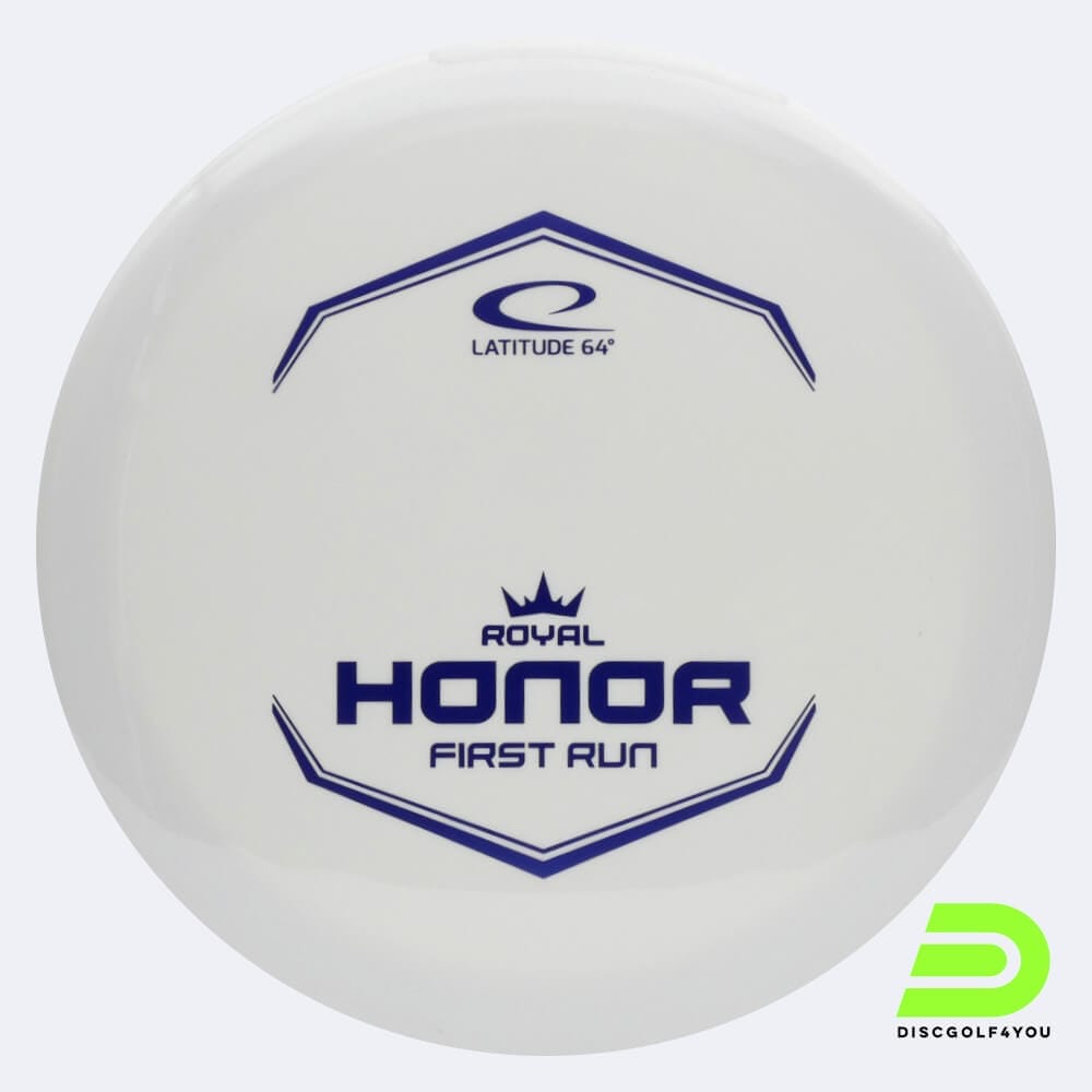 Latitude 64° Honor in white, royal grand plastic and first run effect