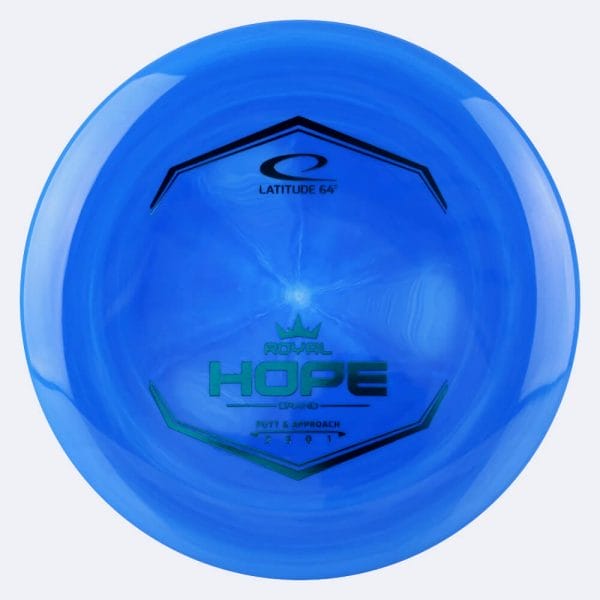 Latitude 64° Hope in blue, royal grand plastic and burst effect