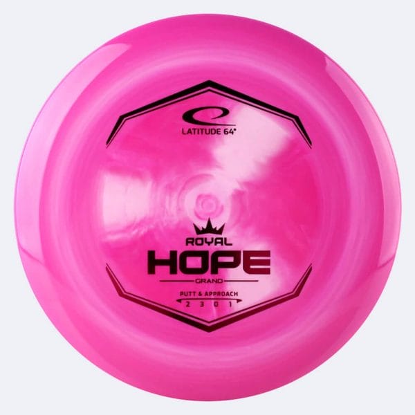 Latitude 64° Hope in pink, royal grand plastic and burst effect