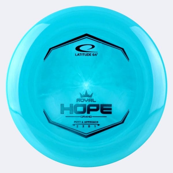 Latitude 64° Hope in turquoise, royal grand plastic and burst effect