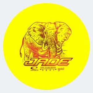 Latitude 64° Jade in gelb, im Gold Kunststoff und ohne Spezialeffekt