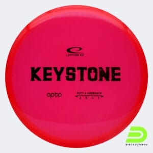 Latitude 64° Keystone in red, opto plastic