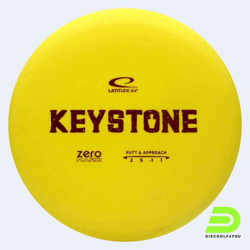 Latitude 64° Keystone in yellow, zero hard plastic