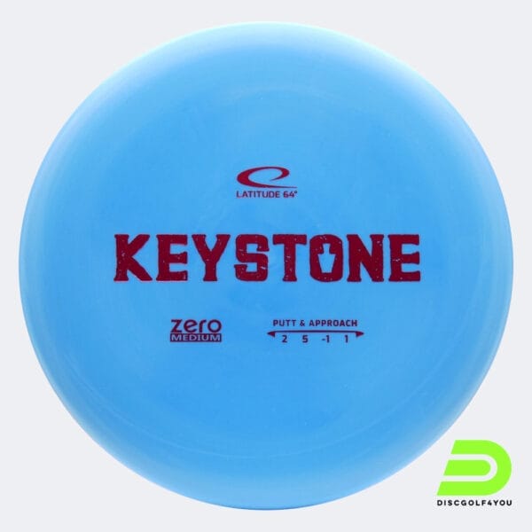 Latitude 64° Keystone in blau, im Zero Medium Kunststoff und ohne Spezialeffekt
