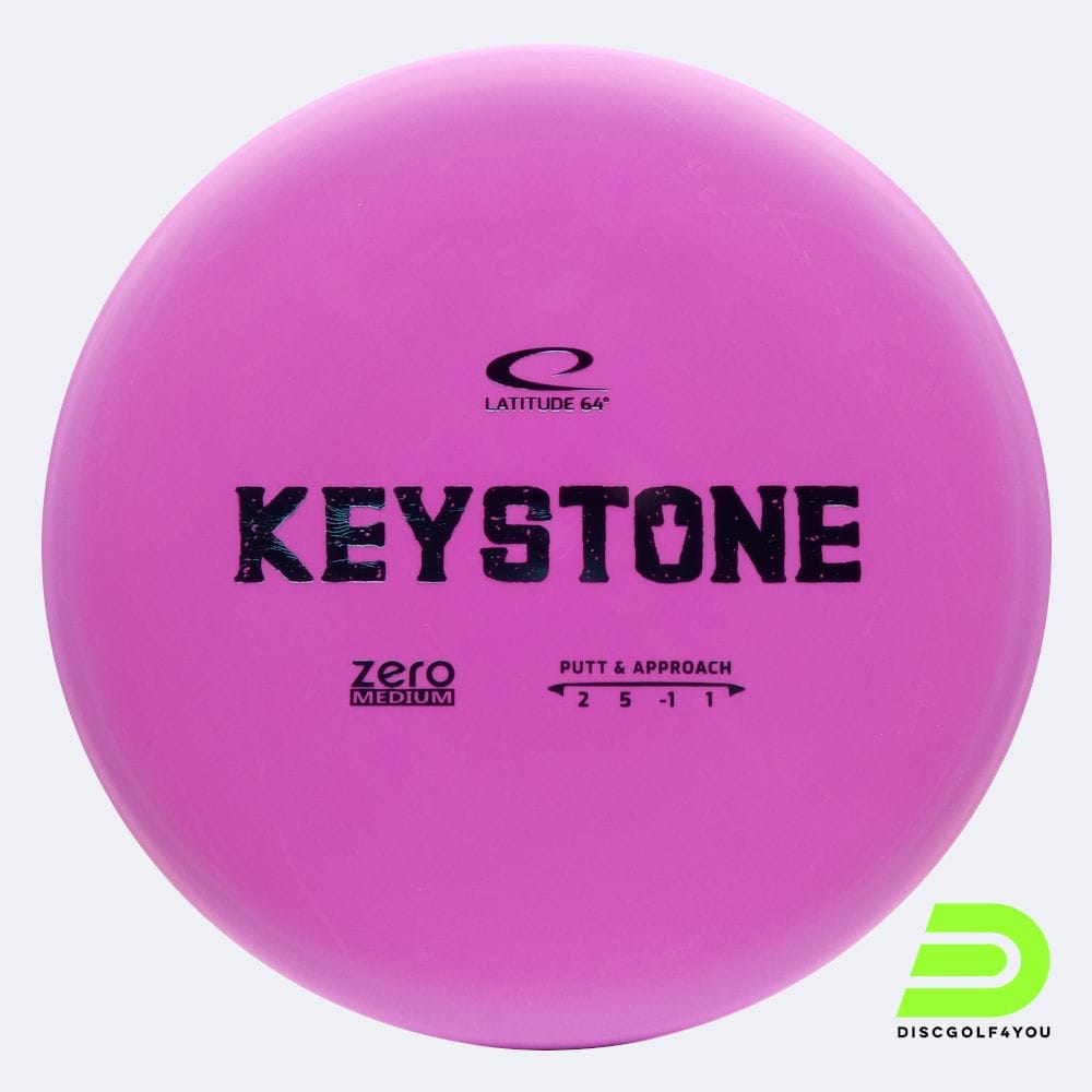 Latitude 64° Keystone in pink, zero medium plastic