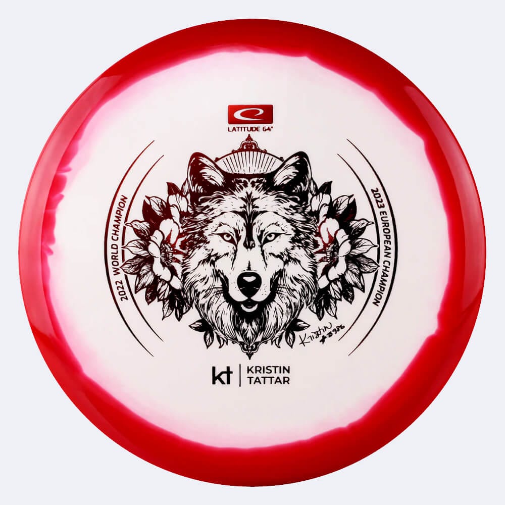 Latitude 64° Pure Kristin Tattar 2023 European Champion in white-red, gold orbit plastic