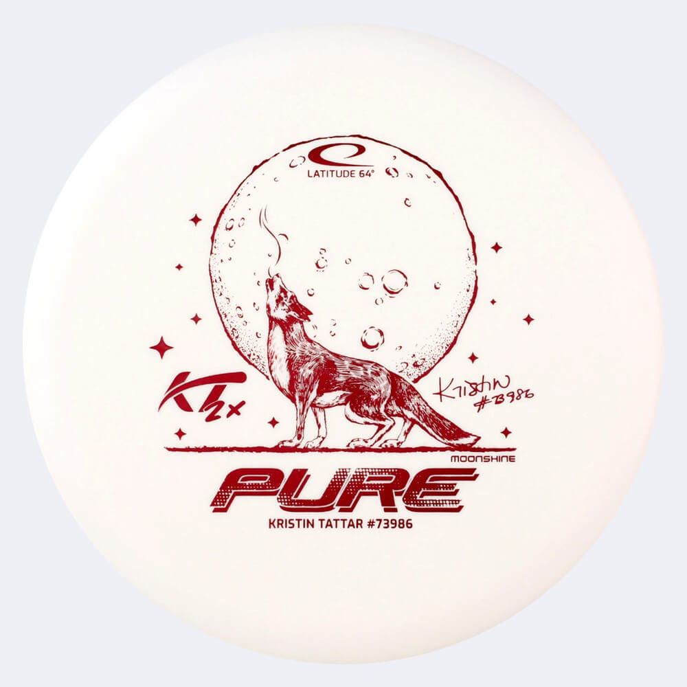 Latitude 64° Pure Kristin Tattar TS in weiss, im Zero Medium Moonshine Kunststoff und glow Spezialeffekt