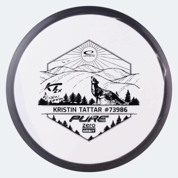 Latitude 64° Pure Kristin Tattar in weiss-schwarz, im Zero Medium Orbit Kunststoff und ohne Spezialeffekt