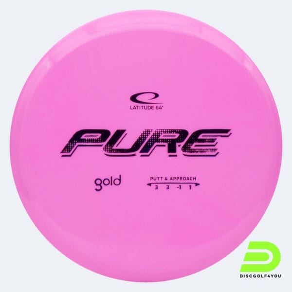Latitude 64° Pure in rosa, im Gold Kunststoff und ohne Spezialeffekt