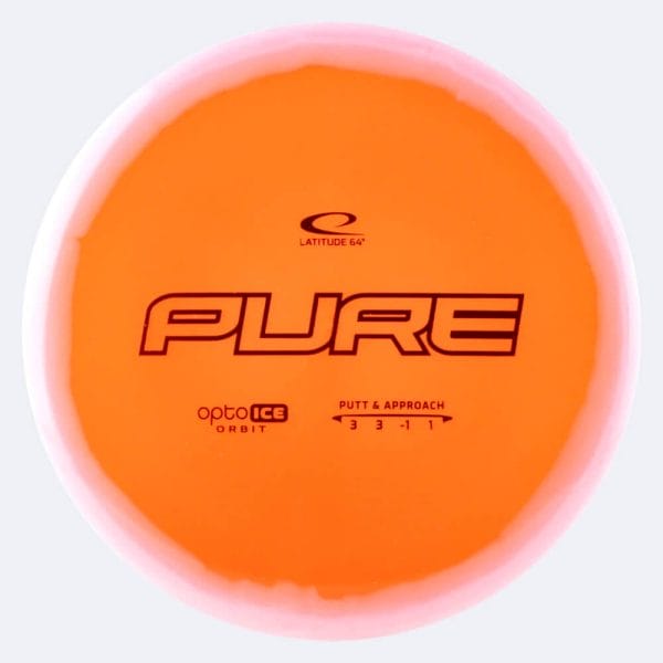 Latitude 64° Pure in classic-orange, opto ice orbit plastic