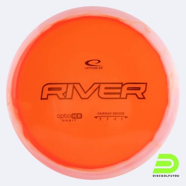 Latitude 64° River in orange, im Opto Ice Orbit Kunststoff und ohne Spezialeffekt