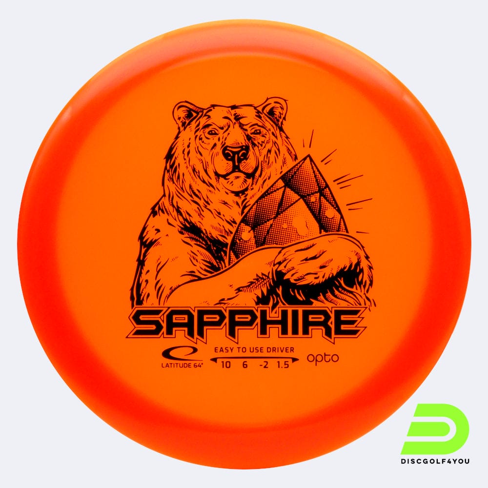 Latitude 64° Sapphire in classic-orange, opto plastic