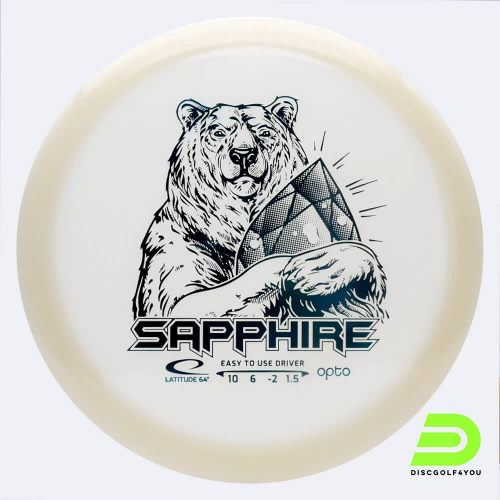 Latitude 64° Sapphire in white, opto plastic