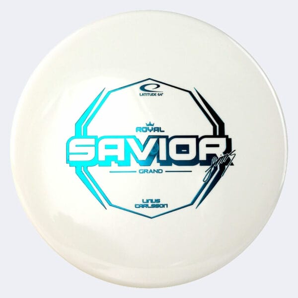 Latitude 64° Savior Linus Carlsson Team Series in white, royal grand plastic