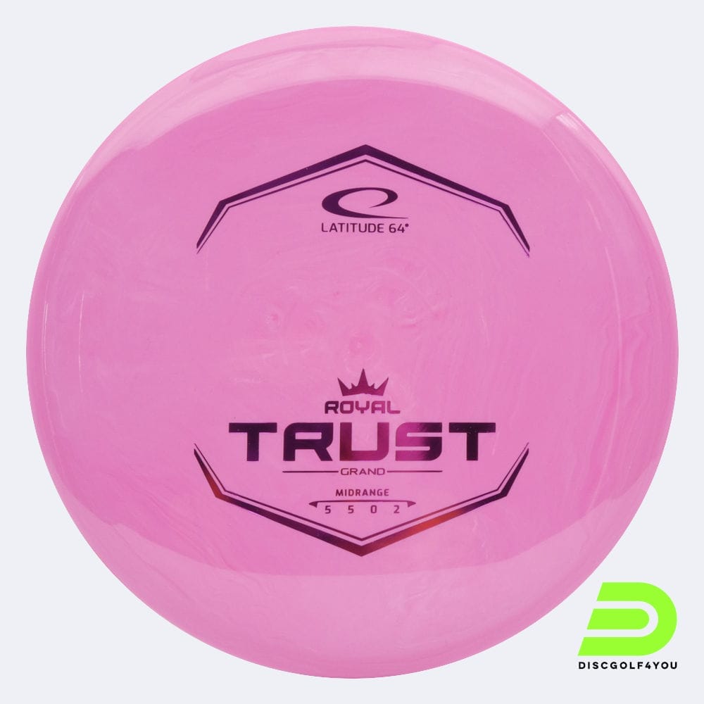 Latitude 64° Trust in pink, royal grand plastic