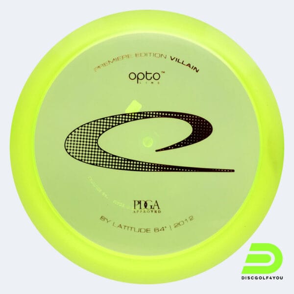 Latitude Villain in yellow, opto plastic