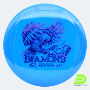 Latitude 64° Diamond in blau, im Gold Kunststoff und ohne Spezialeffekt