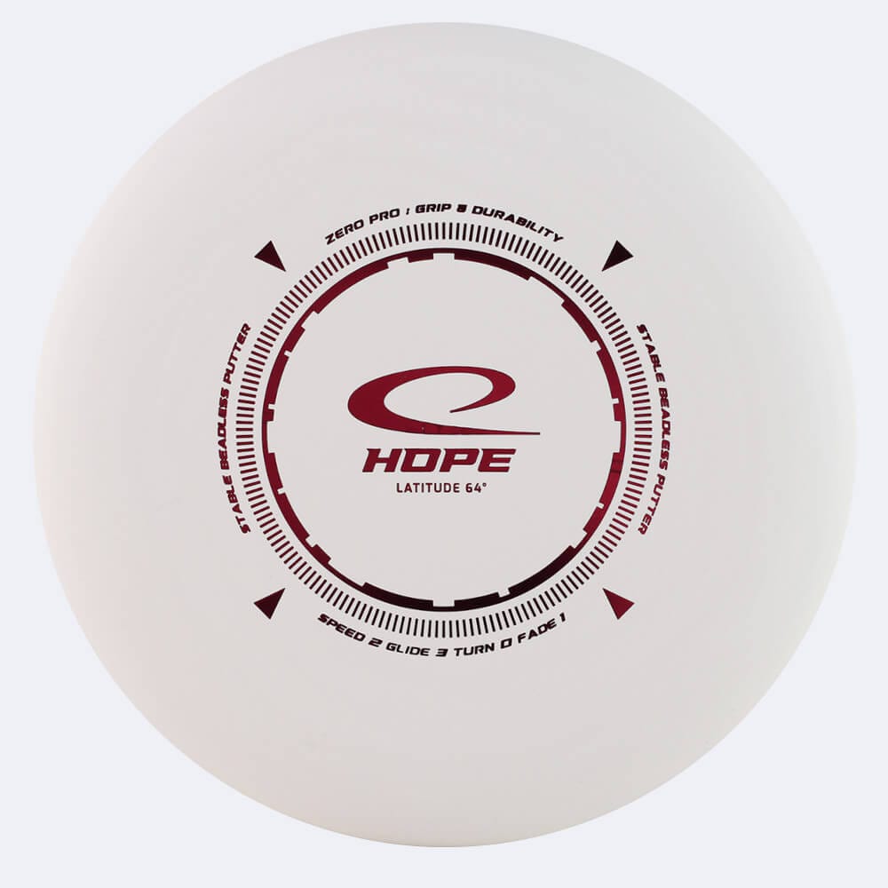 Latitude 64° Hope in white, zero pro plastic