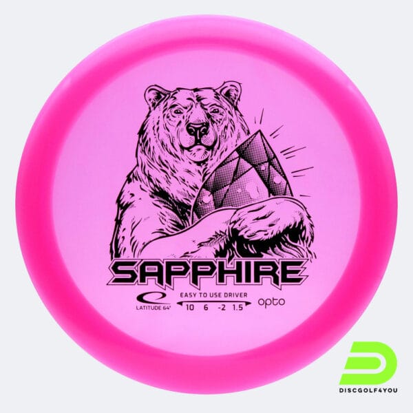 Latitude 64° Sapphire in pink, opto plastic