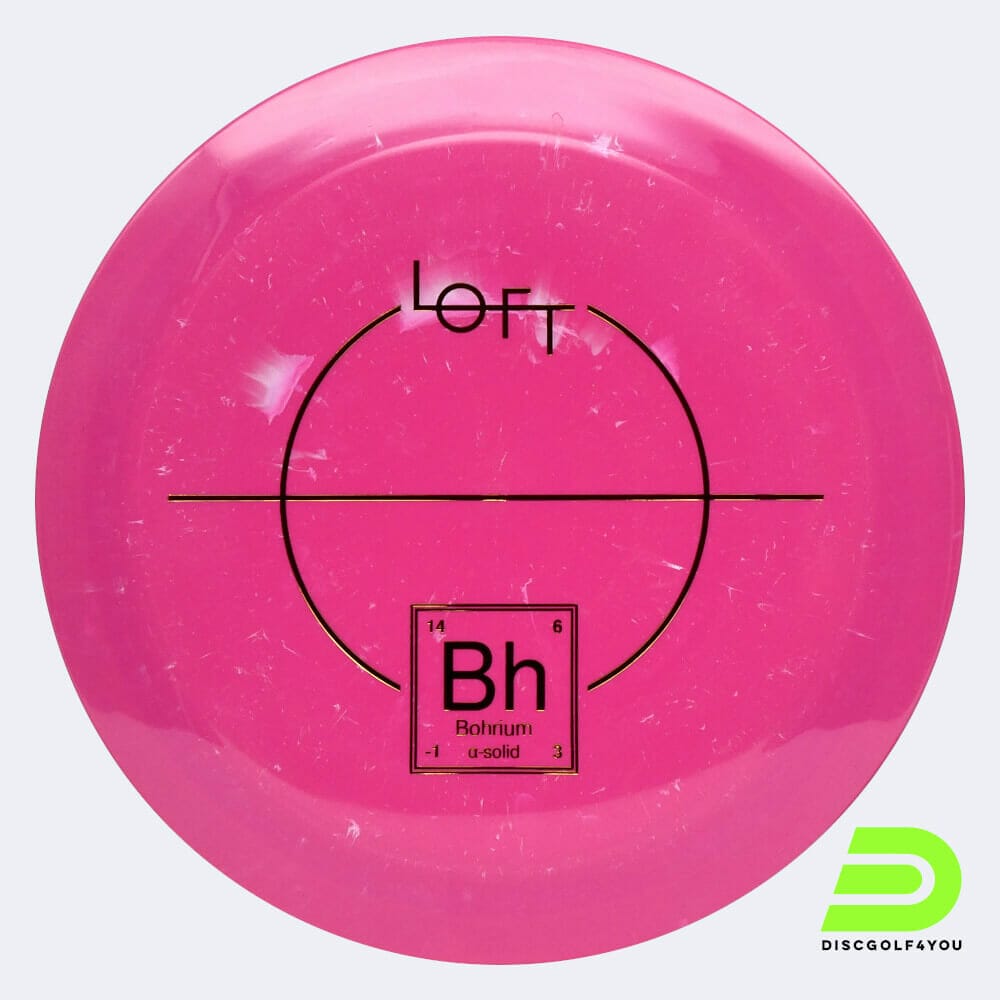Loft Discs Bohrium in rosa, im Supernova Kunststoff und ohne Spezialeffekt