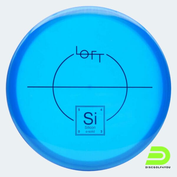 Loft Discs Silicon in blue, alpha-solid plastic