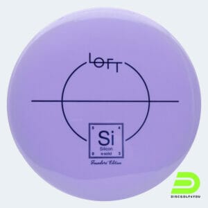 Loft Discs Silicon in purple, alpha-solid plastic and founders edition effect