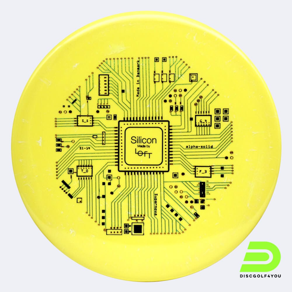 Loft Discs Silicon in gelb, im Supernova Kunststoff und ohne Spezialeffekt