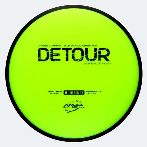 MVP Detour in light-green, neutron plastic