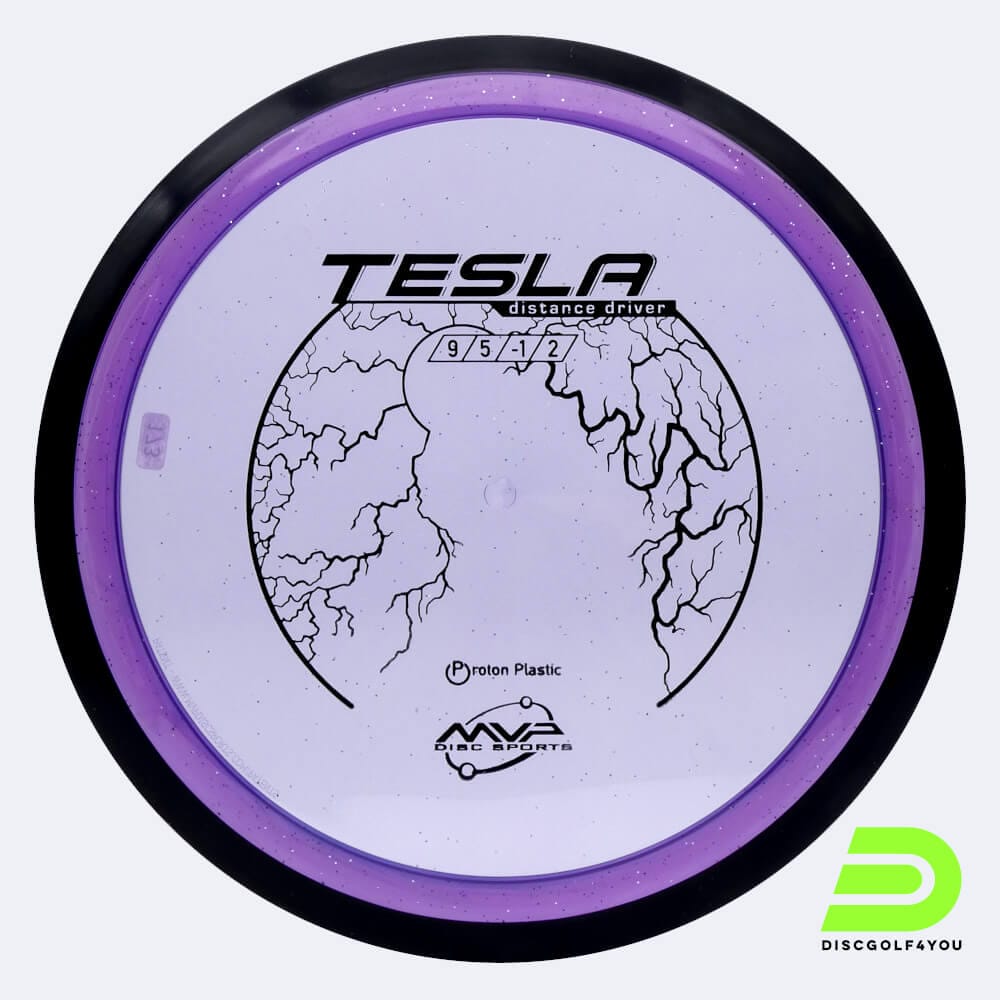 MVP Tesla in purple, proton plastic