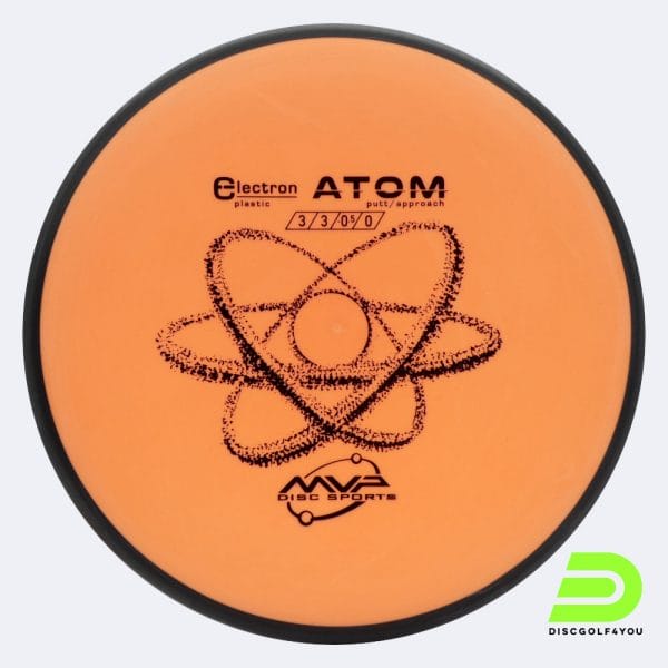 MVP Atom in orange, im Electron Kunststoff und ohne Spezialeffekt