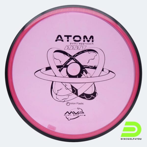 MVP Atom in pink, proton plastic