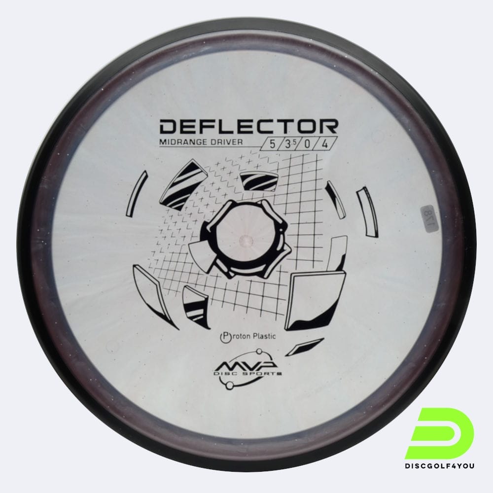 MVP Deflector in purple, proton plastic