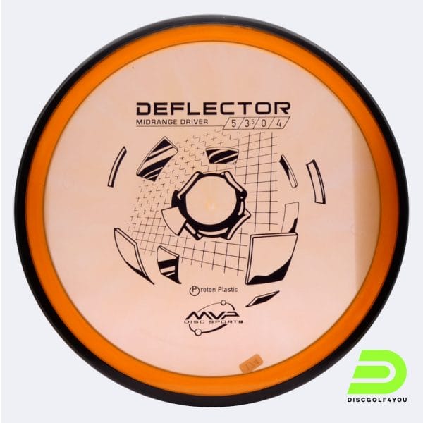 MVP Deflector in orange, im Proton Kunststoff und ohne Spezialeffekt