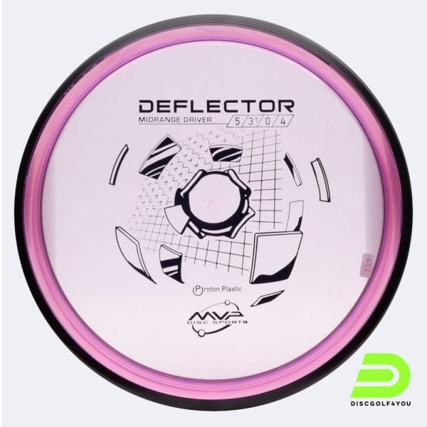 MVP Deflector in rosa, im Proton Kunststoff und ohne Spezialeffekt