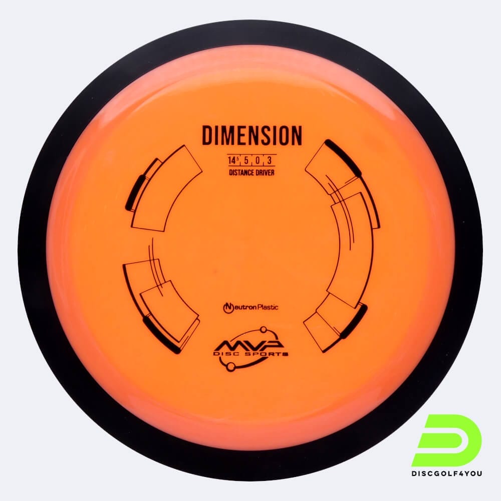 MVP Dimension in orange, im Neutron Kunststoff und ohne Spezialeffekt