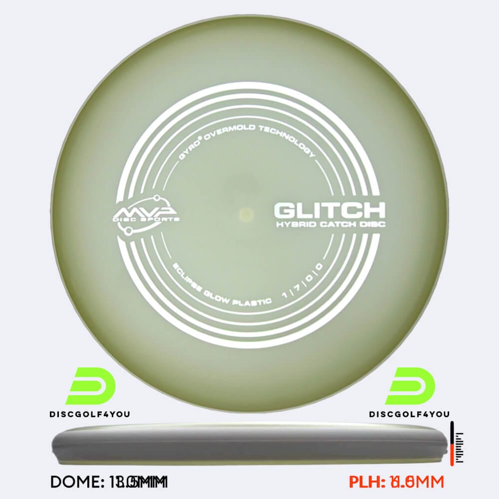 MVP Glitch in weiss, im Eclipse Kunststoff und glow Spezialeffekt