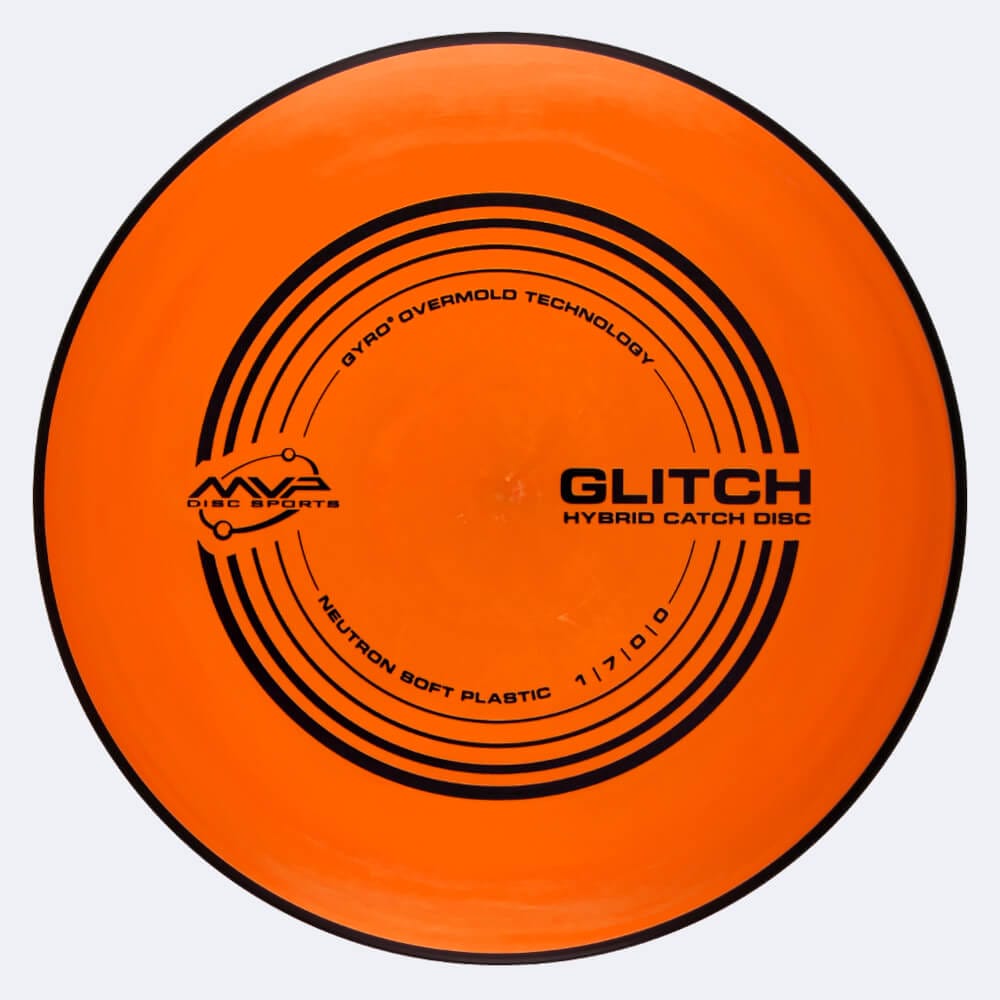 MVP Glitch in classic-orange, soft neutron plastic