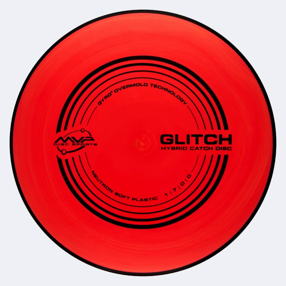 MVP Glitch in red, soft neutron plastic