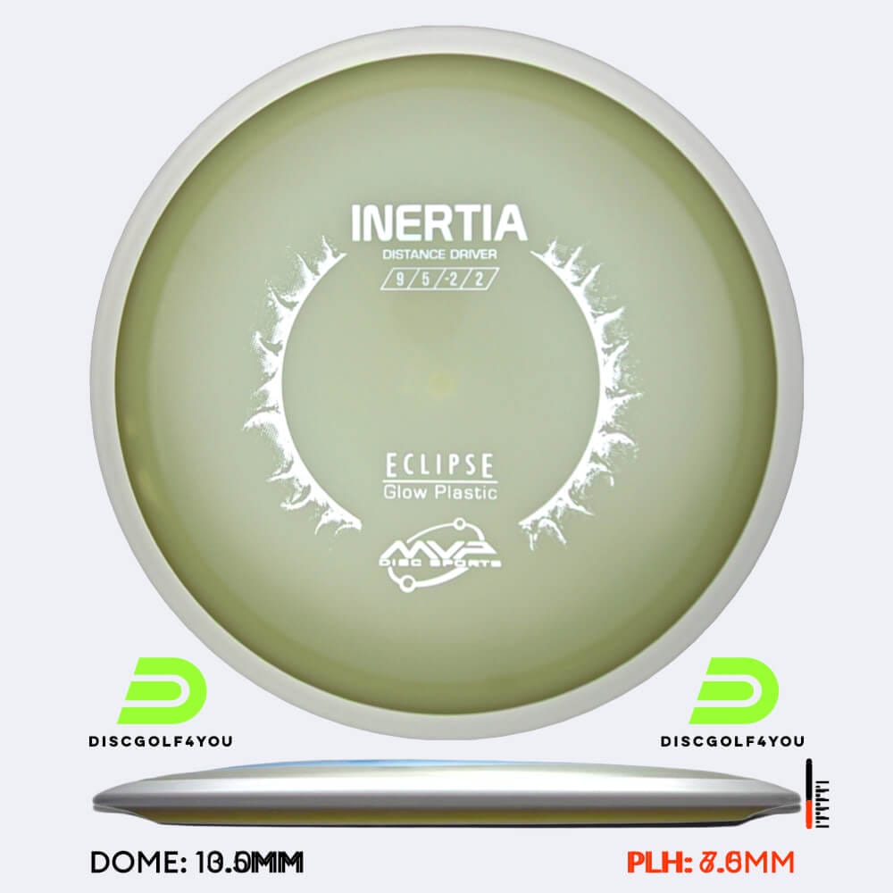 MVP Inertia in weiss, im Eclipse Kunststoff und glow Spezialeffekt