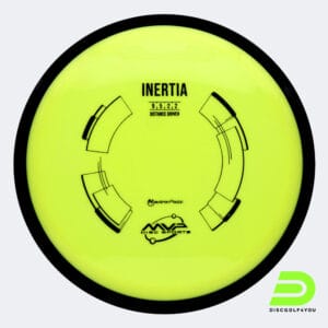 MVP Inertia in yellow, neutron plastic