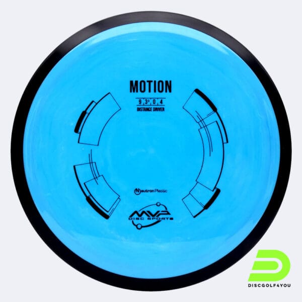 MVP Motion in blue, neutron plastic