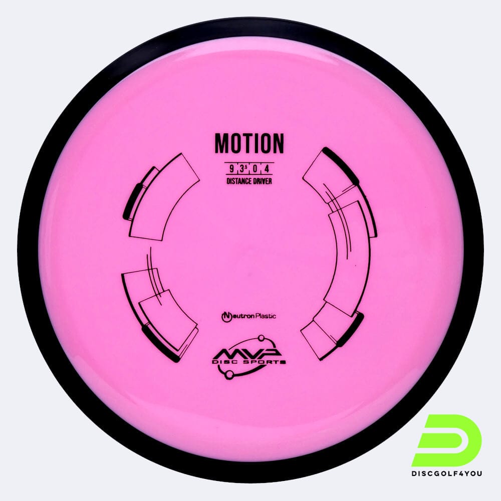 MVP Motion in pink, neutron plastic