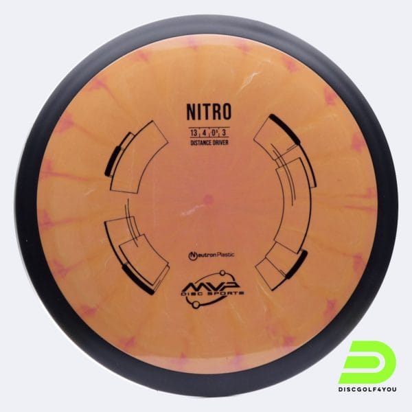 MVP Nitro in orange, im Neutron Kunststoff und burst Spezialeffekt
