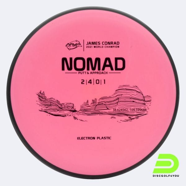 MVP Nomad in rosa, im Electron Kunststoff und ohne Spezialeffekt
