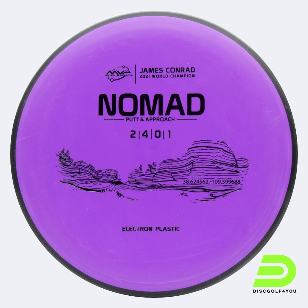 MVP Nomad in violett, im Electron Kunststoff und ohne Spezialeffekt