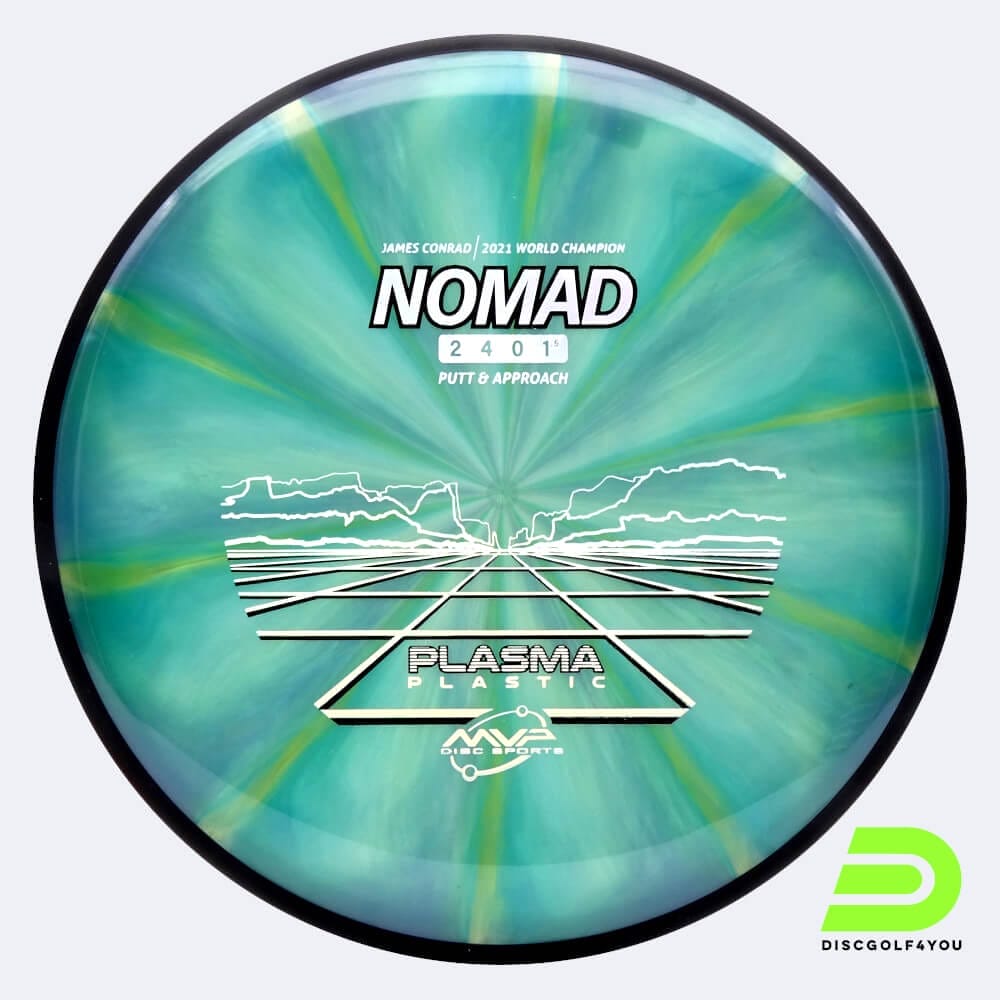 MVP Nomad in turquoise, plasma plastic and burst effect