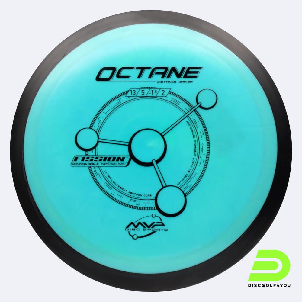 MVP Octane in turquoise, fission plastic