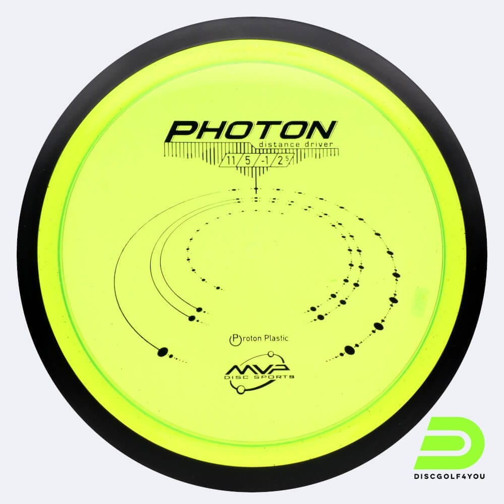 MVP Photon in light-green, proton plastic