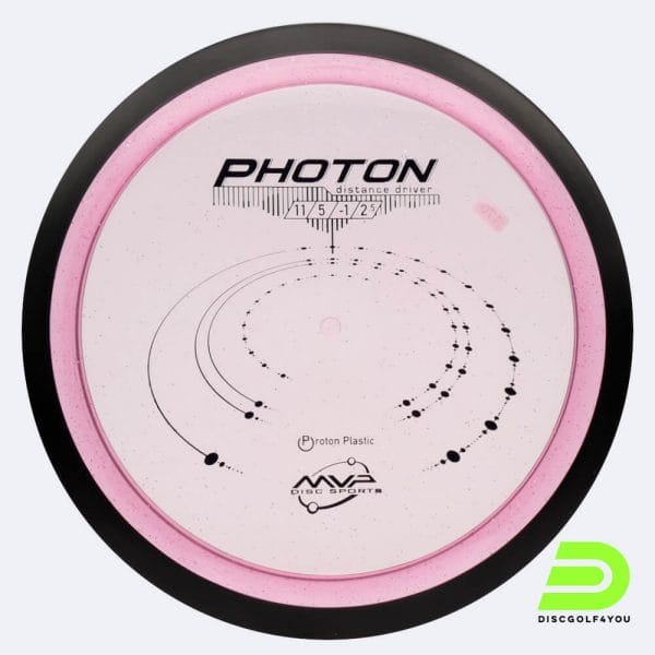MVP Photon in pink, proton plastic